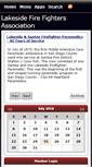 Mobile Screenshot of lakesidefirefighters.org